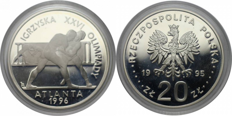 Europäische Münzen und Medaillen, Polen / Poland. Olympische Spiele in Atlanta 1...