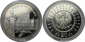 Europäische Münzen und Medaillen, Polen / Poland. Palac w Wilanowie. 20 Zloty 2000, Silber. 0.84OZ. KM Y#391 . Polierte Platte