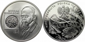 Europäische Münzen und Medaillen, Polen / Poland. Gedenkmünze. M. Siedlecky. 10 Zloty 2001, Silber. KM Y#460. Polierte Platte