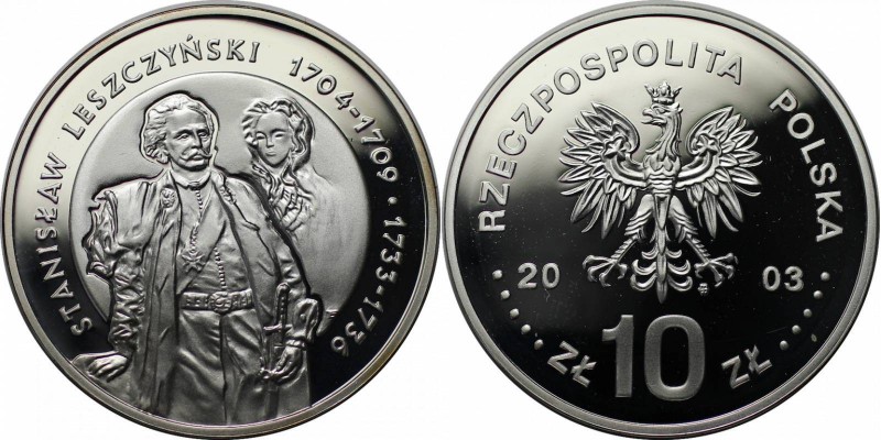 Europäische Münzen und Medaillen, Polen / Poland. Stanislaw Leszezynsky. Hüftbil...