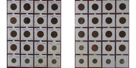 Europäische Münzen und Medaillen, Lots und Samllungen Irland / Ireland. Lot von 20 münzen (1942-1990). 4х1/2 Penny 1942-1965, 11х2 Penny 1971-1990, 5х...