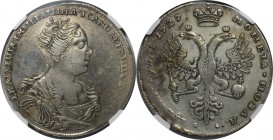 Russische Münzen und Medaillen, Katharina I. (1725-1727). Rubel 1727, Silber. Bitkin 47. NGC-VF Det