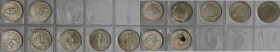 Weltmünzen und Medaillen , Kuba / Cuba, Lots und Sammlungen. 7 x 5 Pesos (1981-1982). Stempelglanz. Set 7 Stück. Einzeln in Münzhüllen verschweißt...