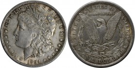 Weltmünzen und Medaillen , Vereinigte Staaten / USA / United States. Dollar 1884 O, Silber. Morgan - Silberdollar. 0.77344 OZ. Vorzüglich. Kl.Kratzer....