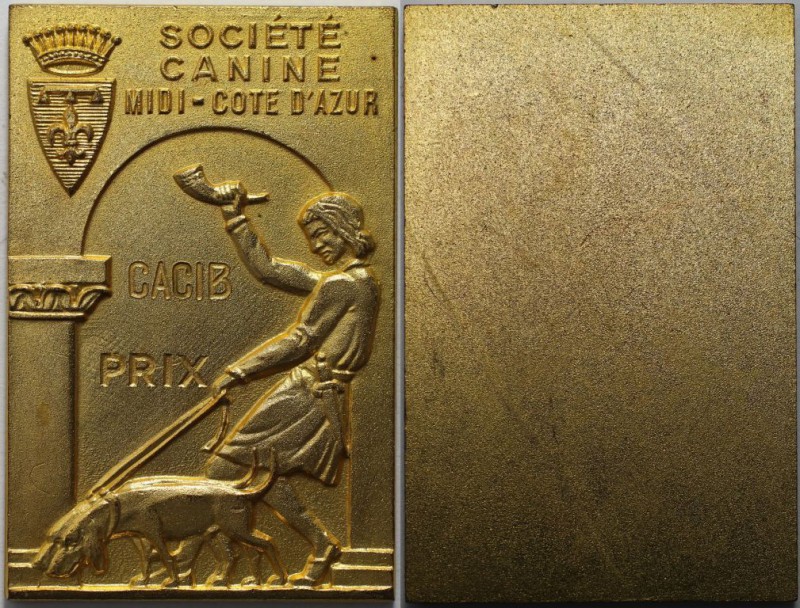 Medaillen und Jetons, Hundesport / Dog sports. Societe Canine. Midi - Cote D'Azu...