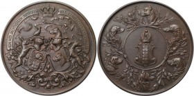 Medaillen und Jetons, Hundesport / Dog sports.Netherlands Kennel Club. Medaille 1901, (Begeer Utrecht). Kupfer. 50 mm. Vorzüglich