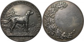 Medaillen und Jetons, Hundesport / Dog sports.Sweden Kennel Klub. Medaille 1889, 51 mm. Silber. Vorzüglich