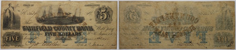 Banknoten, USA / Vereinigte Staaten von Amerika, Obsolete Banknotes. Norwalk, Co...
