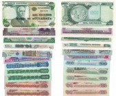 Banknoten, Lots und Sammlungen Banknoten. Mosambik / Mozambique. 50, 100, 500, 1000 Escudos 1961-72. Pick: 116-119, 2 x 50, 2 x 100, 500, 5000 Meticai...