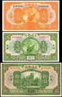 CHINA--REPUBLIC. Lot of (3). Bank of Communications. 1 & 10 Yuan, 1927. P-145Ba, 145c & 147Ba. Extremely Fine.

A trio of notes from the Bank of Com...