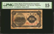 CHINA--REPUBLIC. Bank of Territorial Development. 50 Cents, 1915. P-572. PMG Choice Fine 15.

(S/M#C165-13). Printed by BEPP. Manchuria. An exceedin...