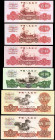 CHINA--PEOPLE'S REPUBLIC. Lot of (8). People's Bank of China. Mixed Denominations, 1960s. P-874, 875, 876 & 879. Extremely Fine to About Uncirculated....