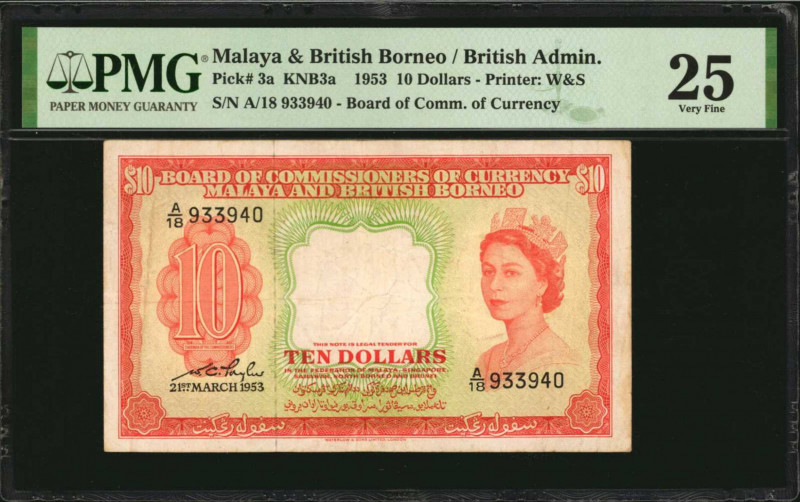 MALAYA AND BRITISH BORNEO. Board of Commissioners of Currency Malaya And British...