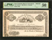 NEW ZEALAND. Bank of Australasia. 1 Pound, 1885-1923. P-Unlisted. Proof. PMG About Uncirculated 50.

Dunedin. Printed by PBC. Proof. PMG comments "P...