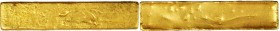 ANNAM. Gold 10 Lang Currency Bar, ND (ca. 1750). ALMOST UNCIRCULATED.

cf. V-115. Weight: 374.35 gms. Without markings on face. "Shi Liang" (10 Tael...