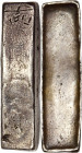 ANNAM. Silver 10 Lang Currency Bar, ND (ca. 1850). VERY FINE.

Weight: 380.11 gms. "Zhong Ben" (Chinese origin) on left side. "Gong" (public) and "J...