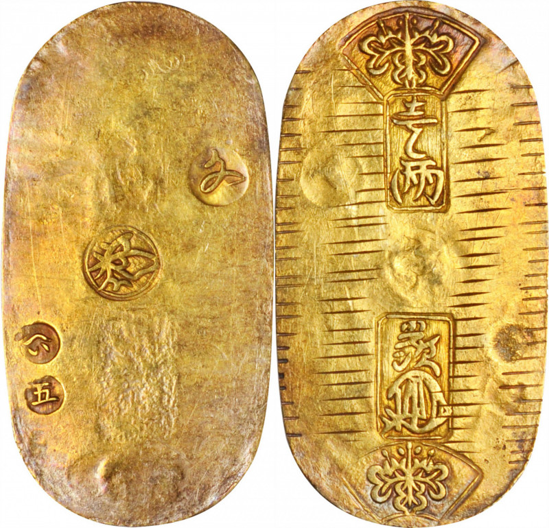 JAPAN. Koban, ND (1819-28). Bunsei Era. CHOICE EXTREMELY FINE.

Fr-14; KM-C-22...