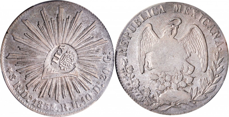 PHILIPPINES. Philippines - Mexico. 8 Reales, ND (1834-37). Manila Mint. Isabel I...