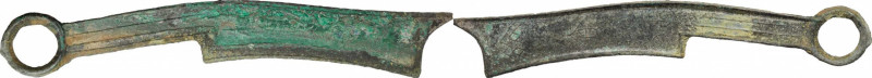 CHINA. Zhou Dynasty. Warring States Period. State of Qi. Three Character Knife M...