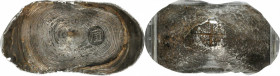 (t) CHINA. Yunnan Yuansi Changyuankezi. Fine Silk Oval Ingots. Silver 6.5 Tael Ingot, ND. Graded "XF 45" by Zhong Qian Ping Ji Grading Company.

BMC...
