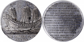 CHINA. China - Great Britain. Voyage of the Junk "Keying" White Metal Medal, 1848. PCGS MS-62.

BHM-2315. By T. Halliday. Diameter: 45mm. Obverse: V...