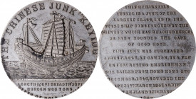 CHINA. China - Great Britain. Voyage of the Junk "Keying" White Metal Medal, 1848. PCGS SPECIMEN-63.

BHM-2318. By T. Halliday. Diameter: 45mm. Obve...