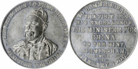 CHINA. China - Great Britain. Visit of Sir Chihchen Lo Feng Lu to the Birmingham Mint White Metal Medal, 1900. PCGS SPECIMEN-62.

L&M-936; BHM-3666;...