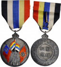 CHINA. China - United States. World War I Service Medal, Instituted Year 7 (1918). EXTREMELY FINE.

Barac-121. Diameter: 39mm; Weight: 23.31 gms. Ob...