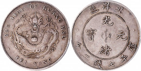 (t) CHINA. Chihli (Pei Yang). 7 Mace 2 Candareens (Dollar), Year 29 (1903). PCGS EF-40.

L&M-462; K-205; Y-73; WS-0633. Variety with no period after...