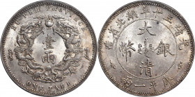CHINA. Hupeh. Tael, Year 30 (1904). PCGS MS-63.

L&M-180; K-933; KM-Y-128.2; WS-0878. Small Characters variety. A nicely preserved survivor of the s...