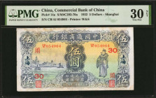 CHINA--REPUBLIC. Commercial Bank of China. 5 Dollars, 1932. P-14a. PMG Very Fine 30 Net. Repaired.

PMG comments "Repaired."

From the Hobart Coll...
