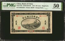 CHINA--REPUBLIC. Bank of China. 20 Cents, 1914. P-36c. PMG About Uncirculated 50.

From the Hobart Collection.

Estimate: $200.00 - $400.00

民國三...