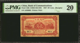 CHINA--REPUBLIC. Bank of Communications. 20 Cents, 1927. P-143b. PMG Very Fine 20.

(S/M#C126-183b). Shanghai.

Estimate: $100.00 - $200.00

民國十...