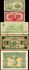 CHINA--MISCELLANEOUS. Lot of (8). Mixed Banks. Mixed Denominations, 1914 to 25. P-Various. Fine to Extremely Fine.

A grouping of eight various Chin...