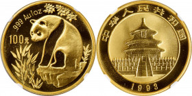 CHINA. 100 Yuan, 1993. Panda Series. NGC MS-69.

Fr-B4; KM-477; PAN-189A. Large Date variety.

Estimate: $1800.00 - $2400.00

1993年100元。熊貓系列。
...