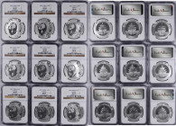 CHINA. Nonet of 10 Yuan (9 Pieces), 2001. Panda Series. All NGC MS-69 Certified.

KM-1365; PAN-347A.

Estimate: $300.00 - $450.00

2001年10元。熊貓系列...