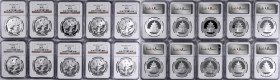 CHINA. Group of 10 Yuan (10 Pieces), 2005. Panda Series. All NGC MS-70 Certified.

KM-1589; PAN-401a.

Estimate: $600.00 - $900.00

2005年10元。熊貓系...