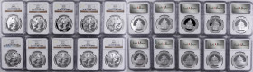 CHINA. Group of 10 Yuan (10 Pieces), 2005. Panda Series. All NGC MS-69 Certified.

KM-1589; PAN-401A.

Estimate: $400.00 - $600.00

2005年10元。熊貓系...