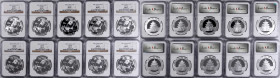 CHINA. Group of 10 Yuan (10 Pieces), 2007. Panda Series. All NGC MS-69 Certified.

KM-1706; PAN-432A.

Estimate: $400.00 - $600.00

2007年10元。熊貓系...