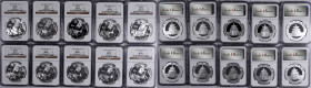 CHINA. Group of 10 Yuan (10 Pieces), 2007. Panda Series. All NGC MS-70 Certified.

KM-1706; PAN-432A.

Estimate: $600.00 - $900.00

2007年10元。熊貓系...