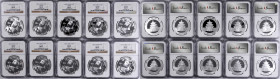 CHINA. Group of 10 Yuan (10 Pieces), 2007. Panda Series. All NGC MS-69 Certified.

KM-1706; PAN-432A.

Estimate: $400.00 - $600.00

2007年10元。熊貓系...