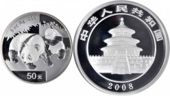 CHINA. 50 Yuan, 2008. Panda Series. NGC PROOF-70 Ultra Cameo.

KM-1816; PAN-494a. A technically perfect, brilliant Proof with hard mirrored fields a...