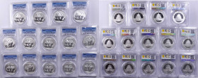 CHINA. Group of 10 Yuan (14 Pieces), 2009. Panda Series. All PCGS MS-69 Certified.

KM-1865; PAN-509A.

Estimate: $400.00 - $600.00

2009年10元。熊貓...