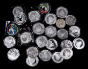 CHINA. Group of Silver Issues (28 Pieces), 1980-2013. Average Grade: CHOICE PROOF.

Featuring mostly panda issues, this assortment offers 21 1 Ounce...