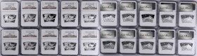CHINA. Group of 10 Yuan (10 Pieces), 2004. Lunar Series, Year of the Monkey. All NGC MS-69 Certified.

KM-1553. Fan-shaped issues.

Estimate: $600...