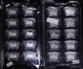 (t) CHINA. Group of 10 Yuan (10 Pieces), 2007. Lunar Series, Year of the Pig. Average Grade: CHOICE PROOF.

KM-1718. Fan shaped. A shrink-wrapped mi...