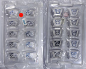 CHINA. Group of 10 Yuan (10 Pieces), 2013. Lunar Series, Year of the Snake. Average Grade: CHOICE PROOF.

KM-unlisted. A shrink-wrapped mint tray co...