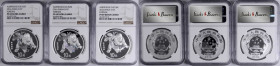 CHINA. Trio of 10 Yuan (3 Pieces), 2016. Auspicious Culture: Fortune. All PROOF-69 Ultra Cameo Certified.

KM-unlisted. Sold with certificates of au...