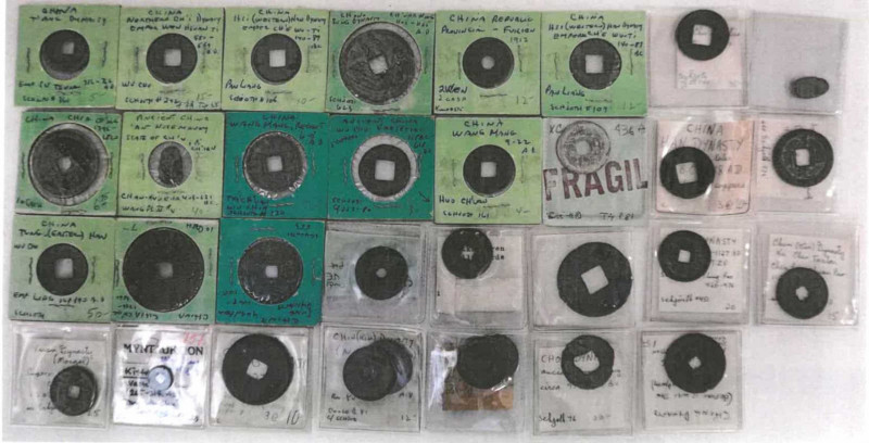 (t) CHINA. Mixed Ancient Chinese Group (32 Pieces). Average Grade: VERY GOOD.
...