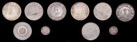 CHINA. Quintet of Silver Dollars and Minors (5 Pieces), 1890-1934. Grade Range: VERY FINE to EXTRA FINE.

A mix of Dollar types (1912-1934) and one ...